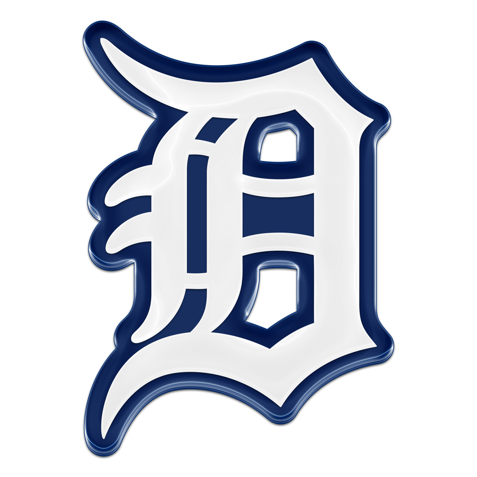 Detroit Tigers Crystal Logo iron on paper